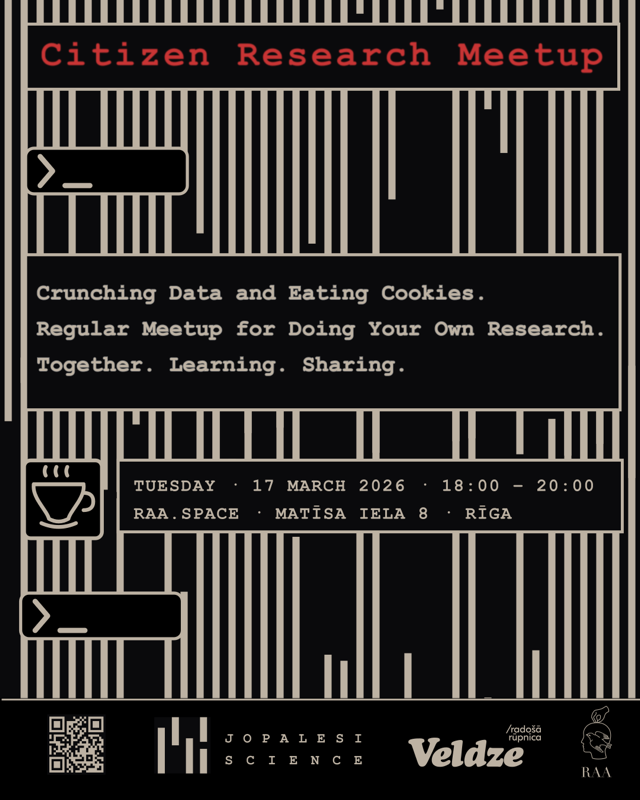 Citizen Research Meetup — Pirmā tikšanās