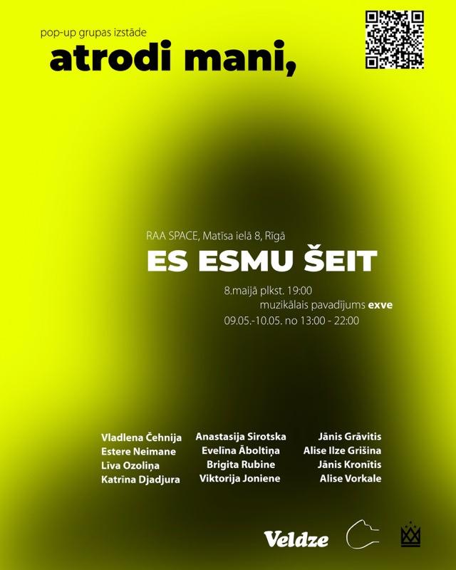 Atrodi mani, es esmu šeit